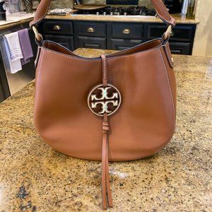 Tory Burch Miller Hobo  Camel
